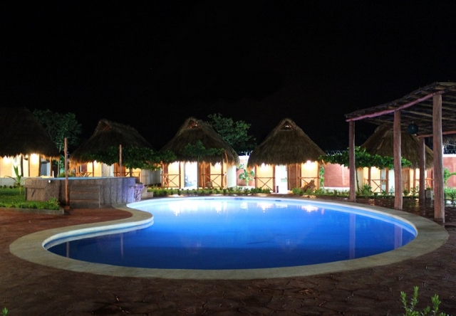 lodge con piscina